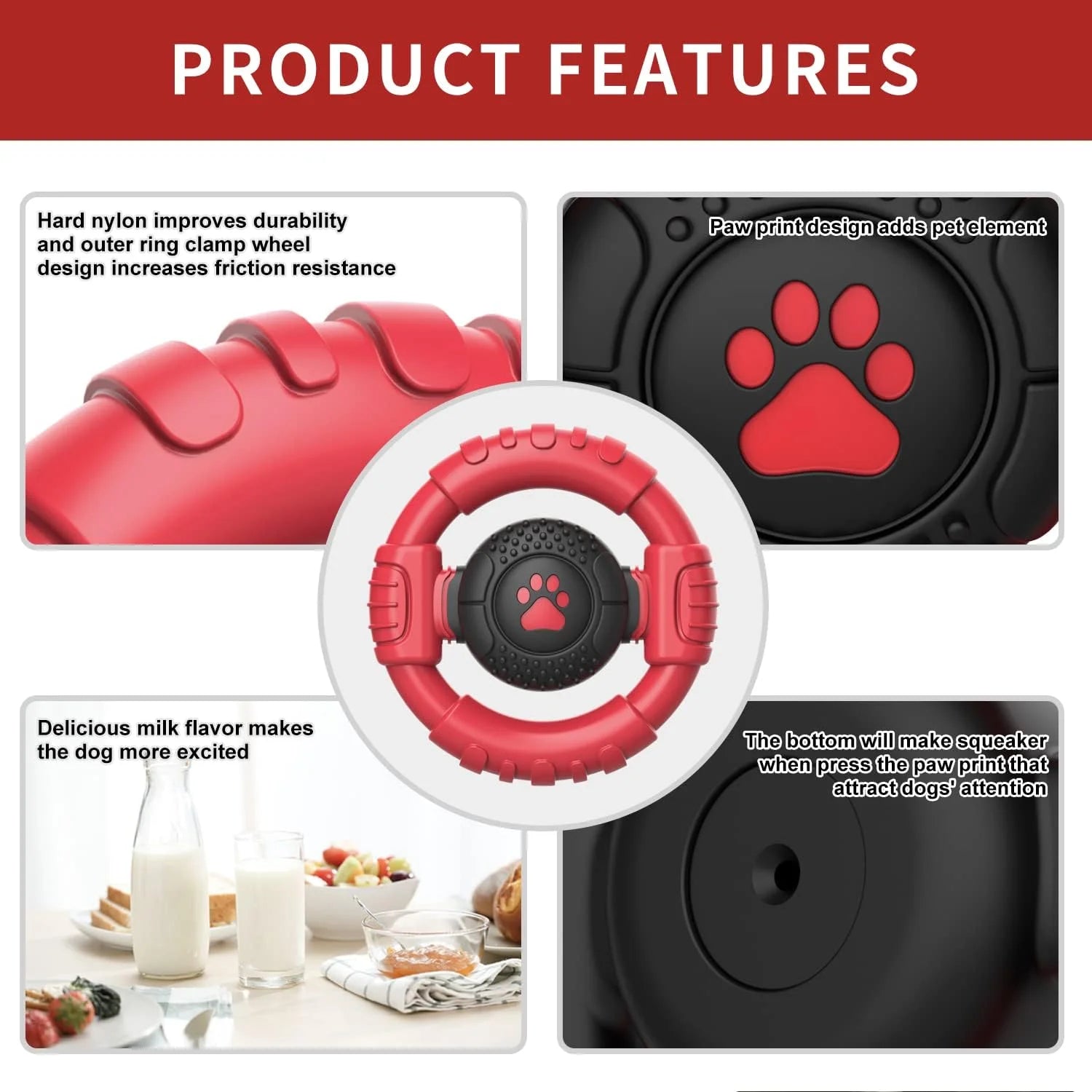 Extreme Tough Dog Chew Toys for Aggressive Chewers - BIG FRENCHIES