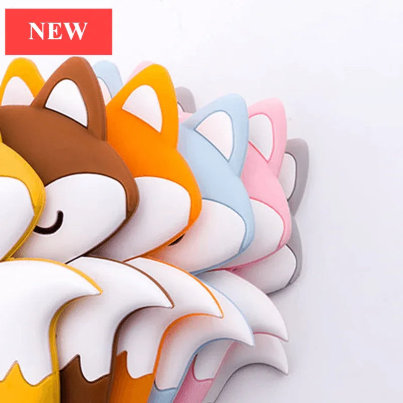 New Sets Baby Silicone Teether Rodent Silicone Animal Fox Teeth Chew Children Goods - BIG FRENCHIES