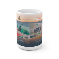 ACADIA NATIONAL PARK, CADILLAC MOUNTAIN 11 OZ OR 15 OZ CERAMIC MUG - BIG FRENCHIES