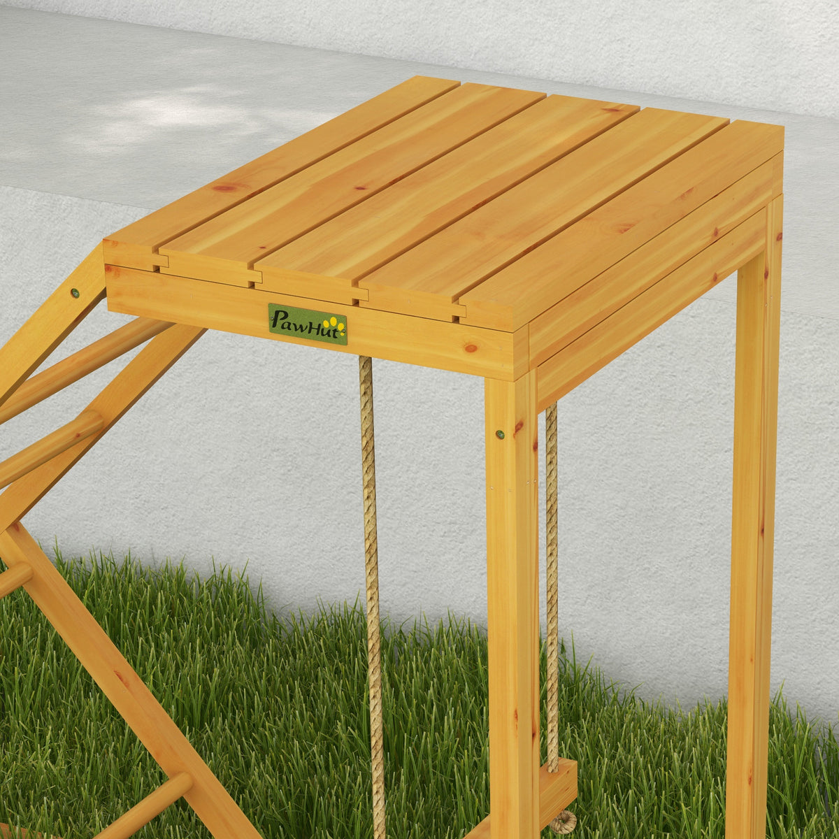 Chicken Activity Play for Healthy & Happy Animals with Chicken Perches & Hen Ladder, Chicken Coop Toy, Yellow