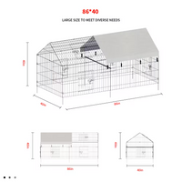 Pointed Wire Chicken Coop For Poultry Breeding