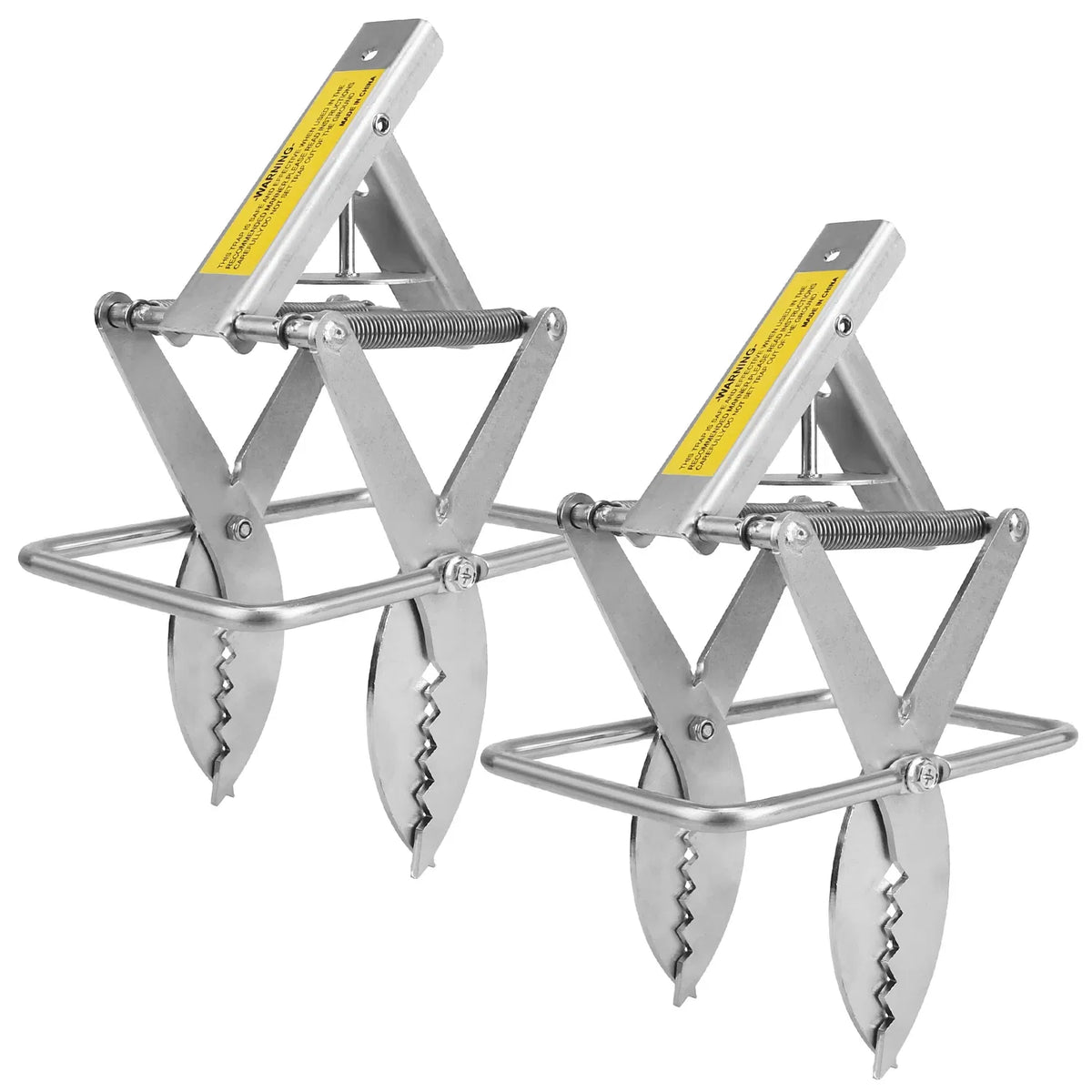 2PCS Easy Setup Mole Traps Outdoor Reusable Scissor Mole Gopher Rodent Control Trap Solid Metal Material For Lawn Garden
