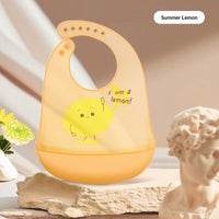 Baby Waterproof And Stain-resistant Food-grade Silicone Bib