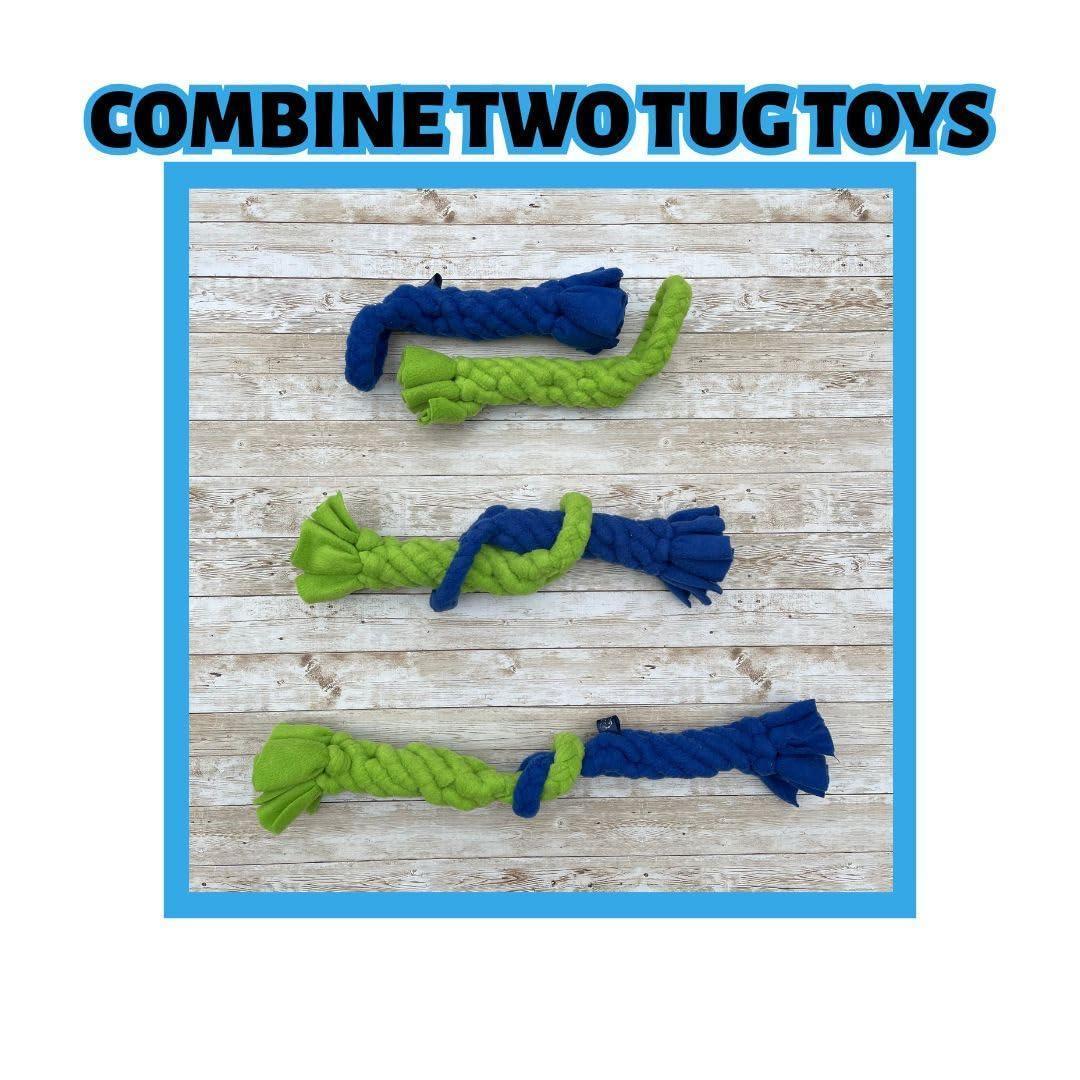 Interactive Tug & Treat-Dispenser Toy for Dogs Teething Relief Orange