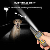 1Pc Dog Training Collar With Remote IP67 Waterproof Pet Trainer 300mAh Rechargeable 875 Yard Remote Control 4 Modes Adju