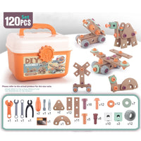 Educational Repair Assembly Playhouse Toolbox Set For Kids