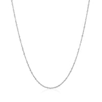 14k White Gold Singapore Chain 0.8mm