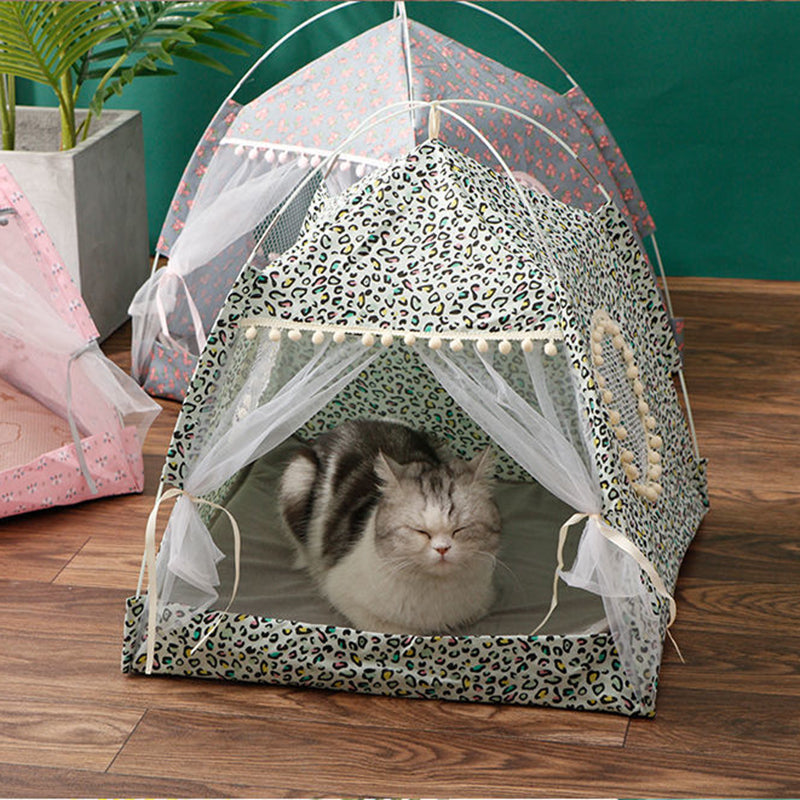 Comfy Calming Pet Tent Bed for Small Dogs and Cats - BIG FRENCHIES
