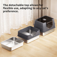 Only Self Pickup---Galaxy Stainless Steel Cat Litter Box