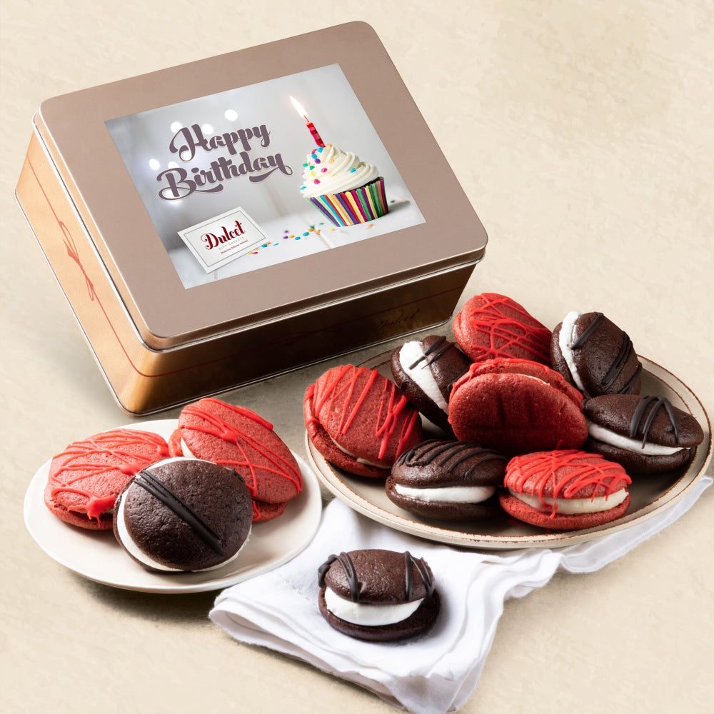 Chocolate and Red Velvet Whoopie Pies Assortment - BIG FRENCHIES