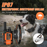 Dog Training Collar Remote 4500ft Waterproof Rechargeable Beep Vibration Shock