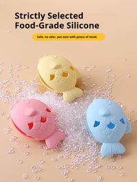Fish-Shaped Dog Treat Dispenser Toy-Food-Grade Silicone Slow Feeder For Boredom Relief, Self-Entertainment & Pet Interac