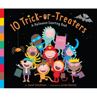 10 Trick-Or-Treaters: A Halloween Book for Kids and Toddlers - Board Book