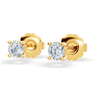 Classic Lab Diamond Stud Earrings (1/4 ct. tw.) – VS+ Clarity - 14k White or Yellow Gold Over Sterling Silver