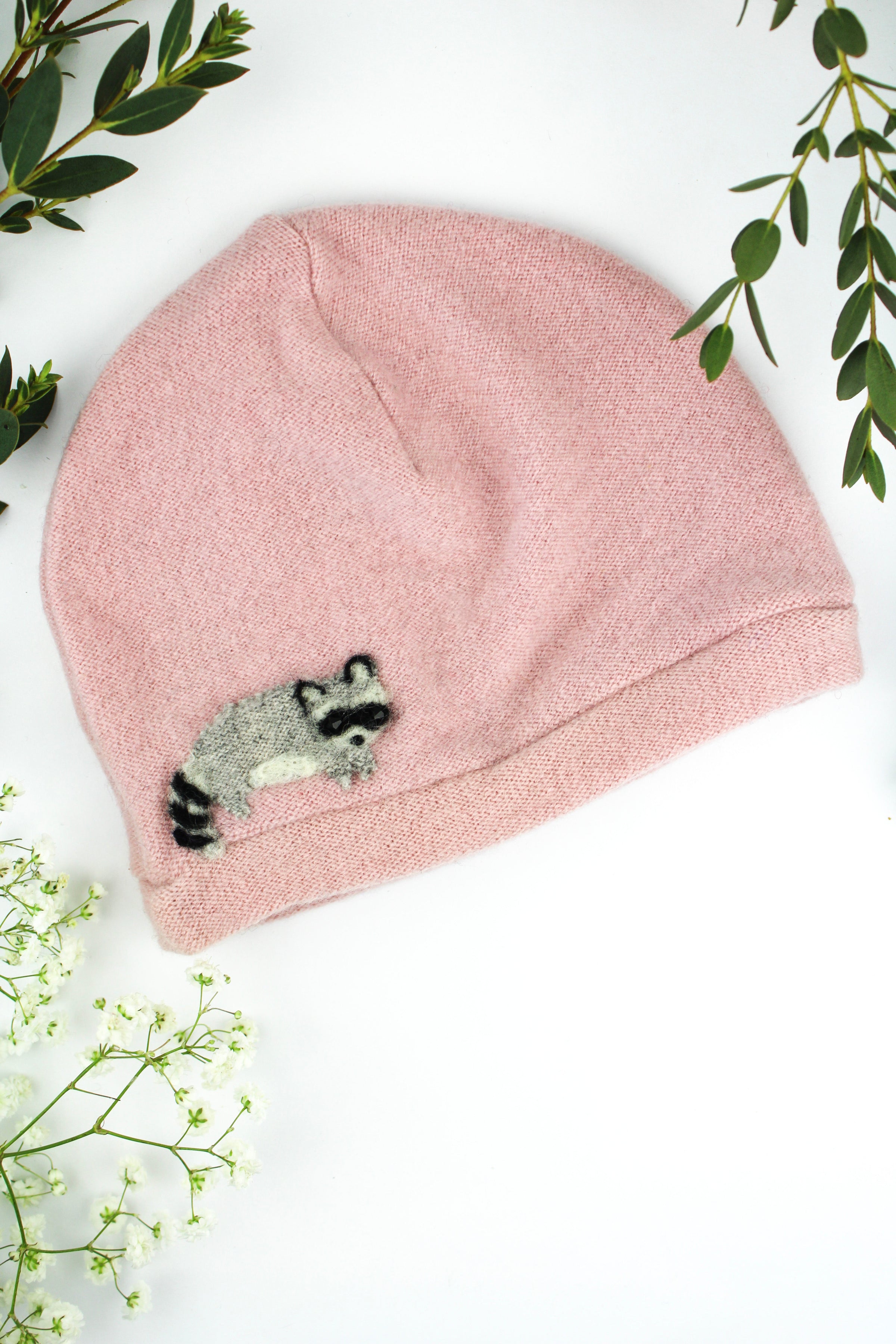 Raccoon Cashmere Hat - Baby - BIG FRENCHIES
