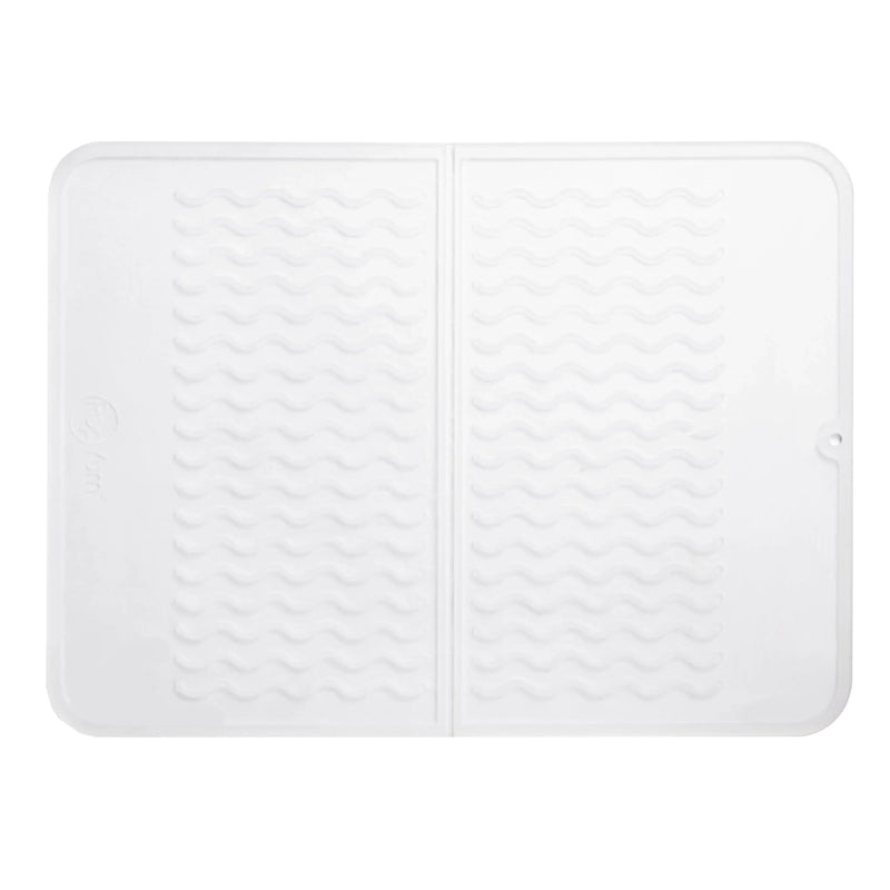 PopYum Silicone Drying Mat (12x16 in, 30x40 cm), Clear-Frosted - BIG FRENCHIES