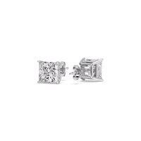 Princess-Cut Diamond Solitaire Stud Earrings (1 - 10ct | GIA & IGI Certified)