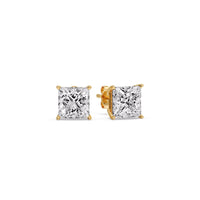 Princess-Cut Diamond Solitaire Stud Earrings (1 - 10ct | GIA & IGI Certified)