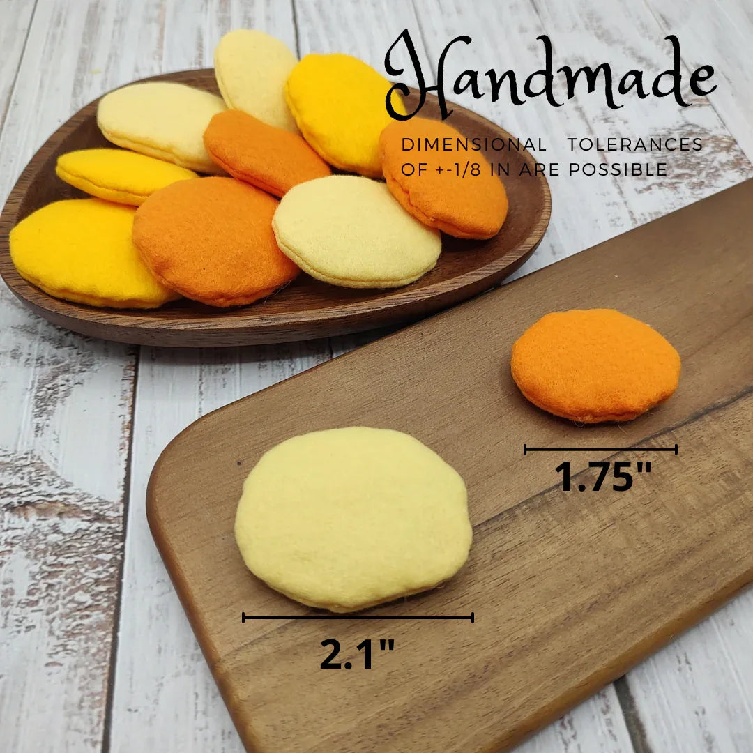 Baked slice potatoes, roasted sweet potato play food - BIG FRENCHIES