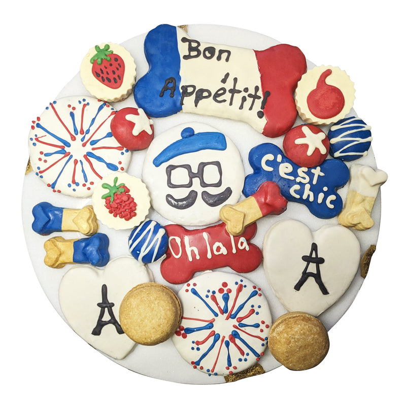French Themed Dog Treats Gift Box - BIG FRENCHIES
