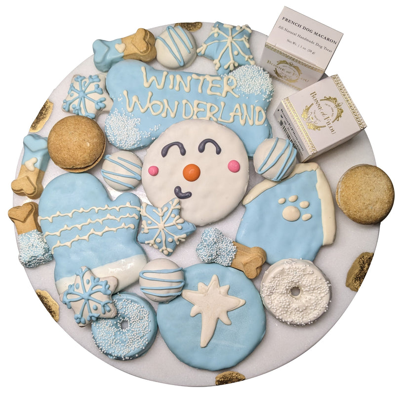 Winter Themed Dog Treats Gift Box - BIG FRENCHIES