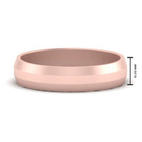 Wedding Band Beveled Edge Matte