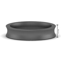 4 mm Comfort Fit Concave Mens Band