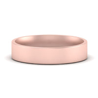 Light Weight Flat 4 mm Mens Wedding Band