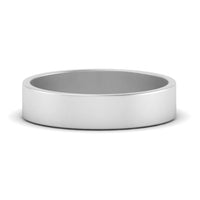 5 mm Flat Gold Wedding Band