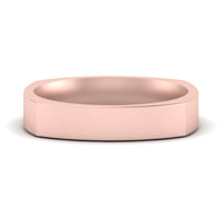 Square Comfort Fit Mens Wedding Band
