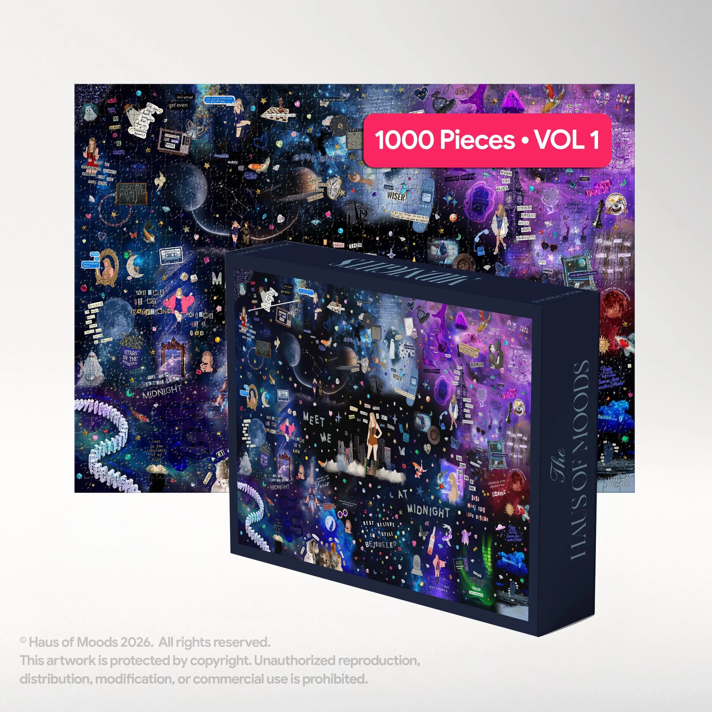 Midnights Lyrics & Easter Eggs Puzzle © - BIG FRENCHIES