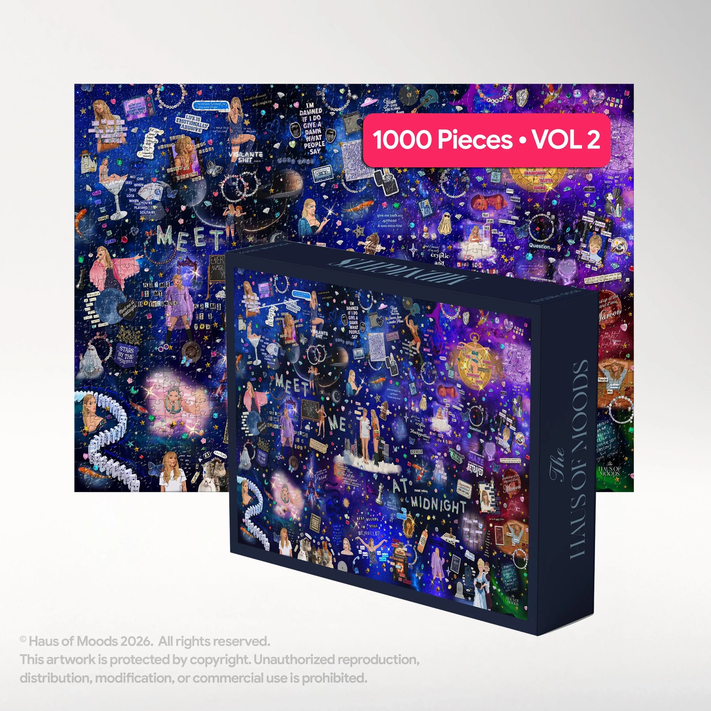 Midnights Lyrics & Easter Eggs Puzzle © - BIG FRENCHIES