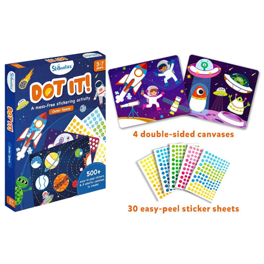 Skillmatics Dot It Space No Mess Crafts Sticker Art For Kids - BIG FRENCHIES
