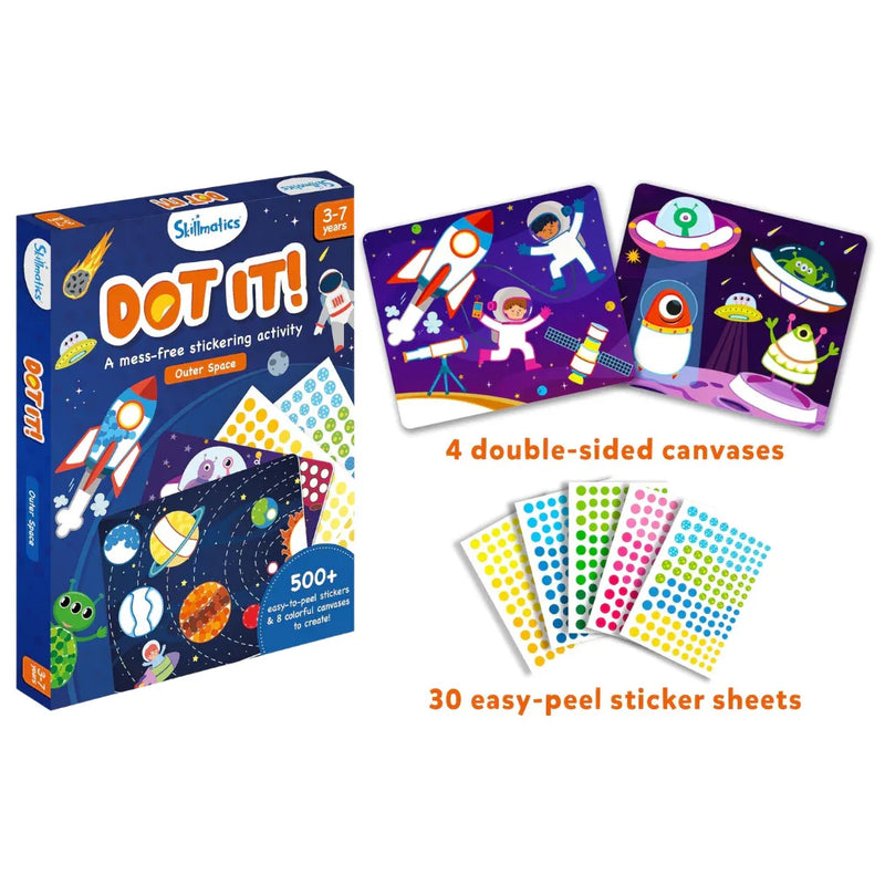 Skillmatics Dot It Space No Mess Crafts Sticker Art For Kids - BIG FRENCHIES