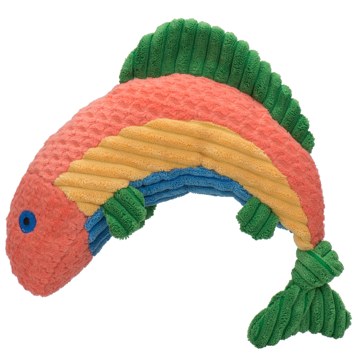 Rauccous Rainbow Trout Knottie® Plush Dog Toy - BIG FRENCHIES