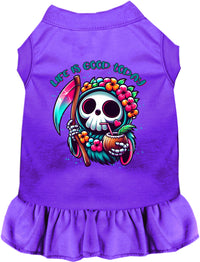 Tropical Grim Reaper Pet Dress