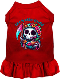 Tropical Grim Reaper Pet Dress