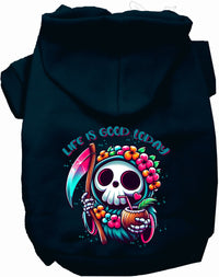 Tropical Grim Reaper Pet Hoodie