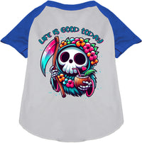 Tropical Grim Reaper Pet Raglan Shirt