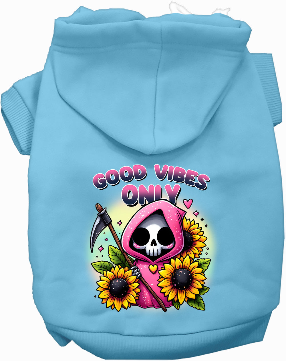 Sun Flowers and Scythes Pet Hoodie