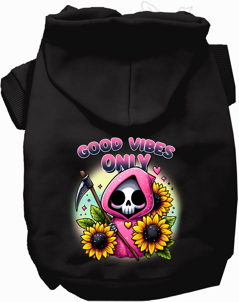 Sun Flowers and Scythes Pet Hoodie-Pet Apparel-BIG FRENCHIES-As You Wish Apparel