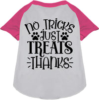 No Tricks, Just Treats Pet Raglan Shirt