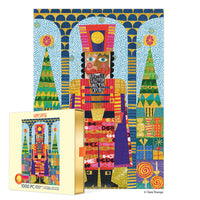 Festive Nutcracker Gold Foil 1000 Piece Jigsaw Puzzle - BIG FRENCHIES
