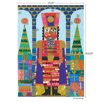Festive Nutcracker Gold Foil 1000 Piece Jigsaw Puzzle - BIG FRENCHIES