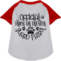 Trick or Treater Guard Patrol Pet Raglan Shirt