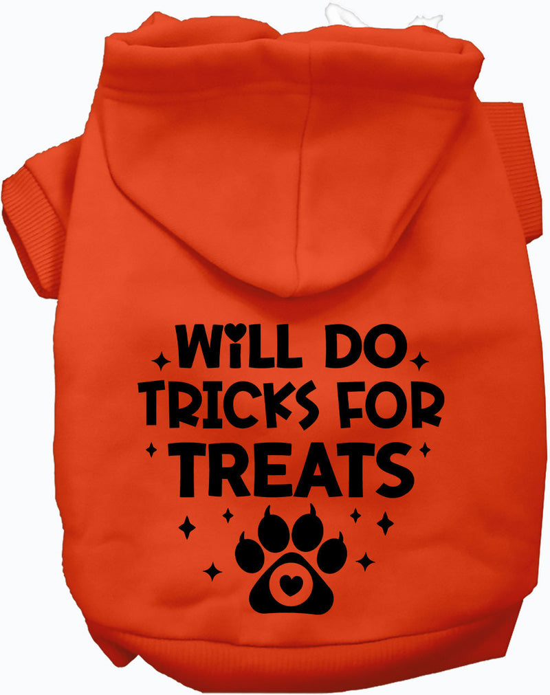 Will Do Tricks for Treats Pet Hoodie-Pet Apparel-BIG FRENCHIES-As You Wish Apparel