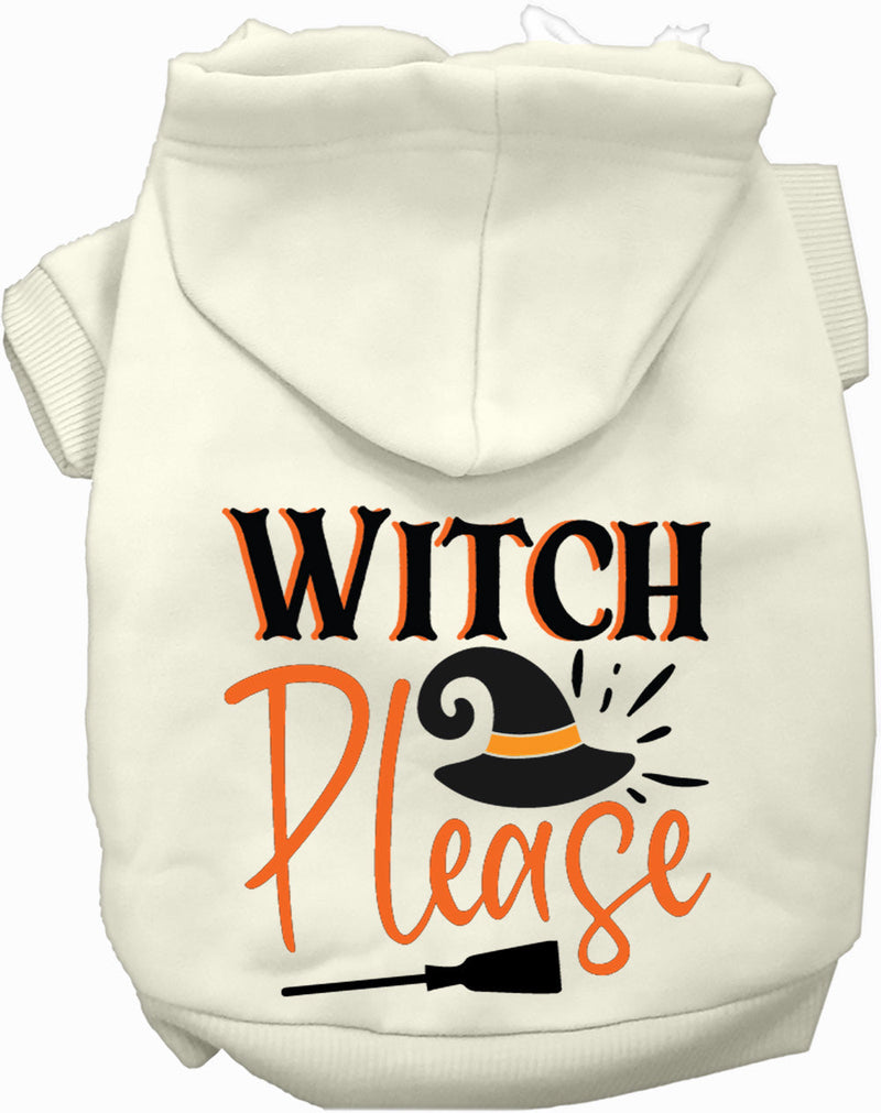 Witch Please Halloween Pet Hoodie-Pet Apparel-BIG FRENCHIES-As You Wish Apparel