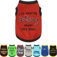 Dog Shirt Set 8 Pack Breathable Puppy Clothes Summer Fall XS-3XL