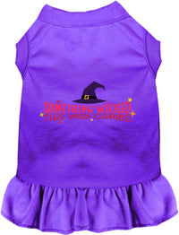 Something Wicked This Way Comes Pet Dress