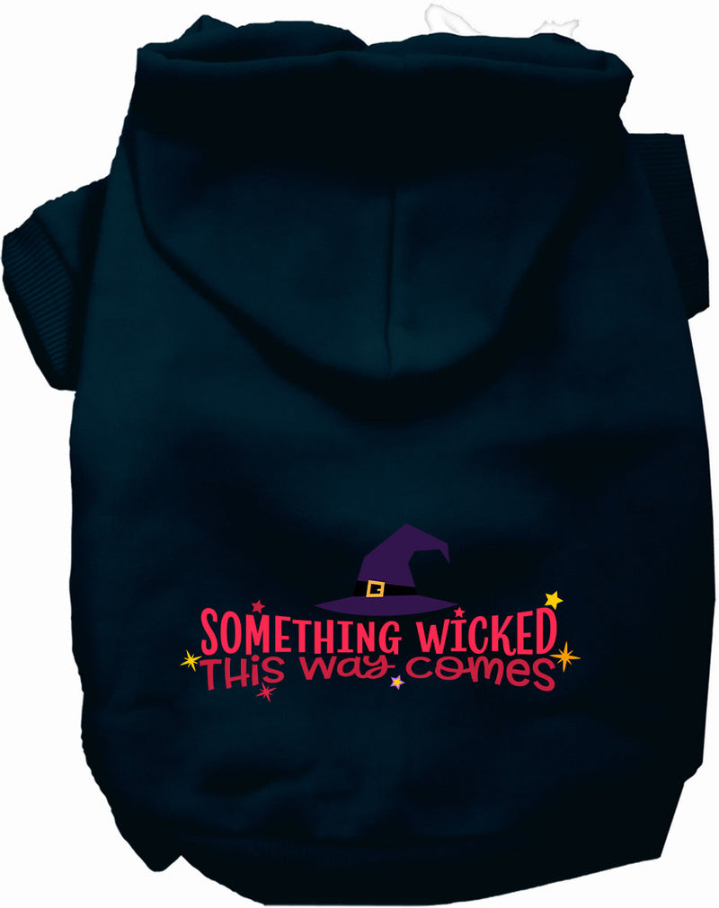 Something Wicked This Way Comes Halloween Pet Hoodie-Pet Apparel-BIG FRENCHIES-As You Wish Apparel